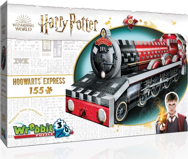 3D puzzle WREBBIT Harry Potter Rokfortský expres 155 dielikov
