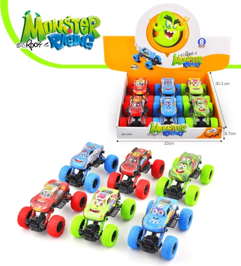 Auto jeep s naťahovacím pohonom – monster truck