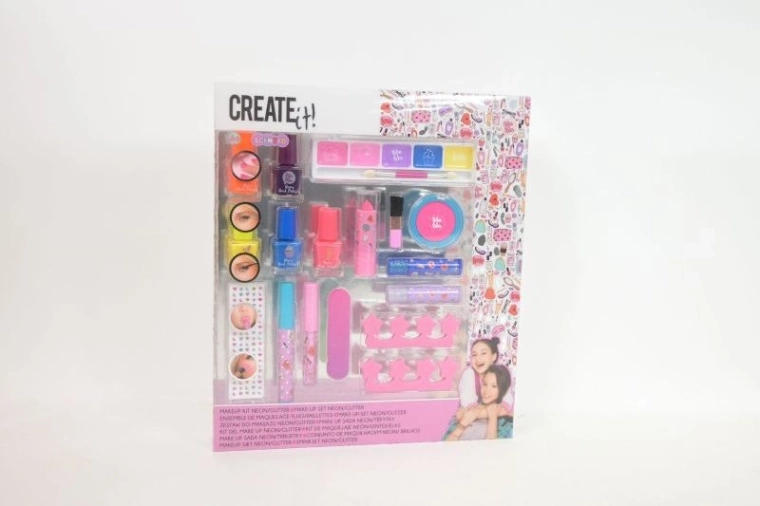 Create it! make-up box neón a trblietky