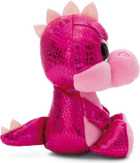 Hebký plyš s lesklými detailmi