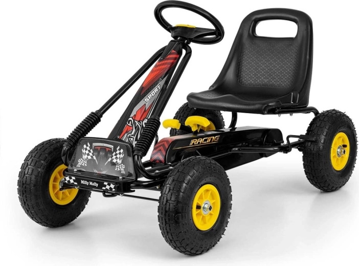 Milly Mally šliapacia motokára Thor čierna