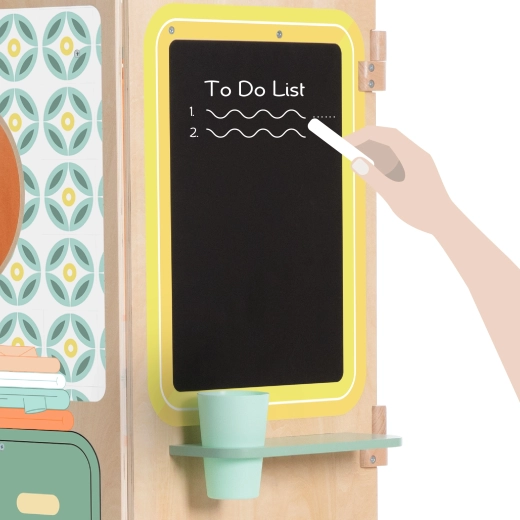 Tabuľa na kreslenie a zoznam úloh