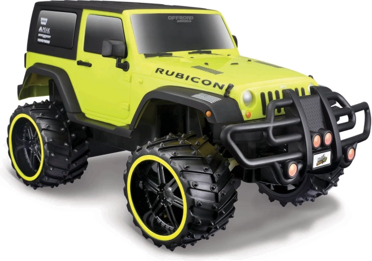 Maisto RC Jeep Wrangler Rubicon off-road žltý 1:16
