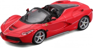 Kovový model auta Bburago 1:43 Ferrari LaFerrari Aperta – Červená