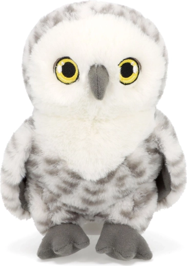 Keel Toys Keeleco Forest sova snežná ekoplyšová hračka 21 cm