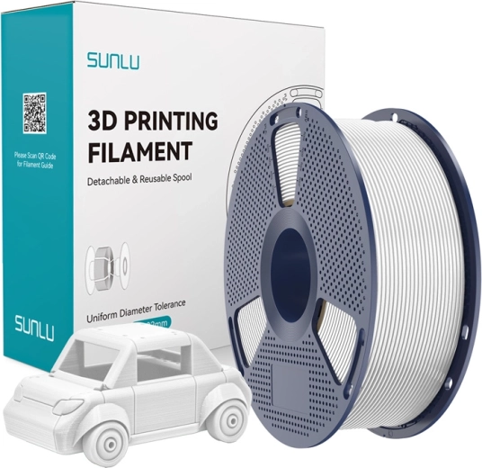 Filament Sunlu PETG biely