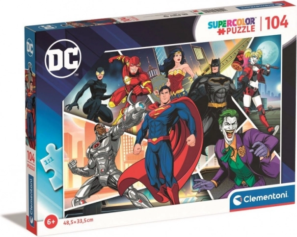 Puzzle 104 dielikov Super Colour DC Comics