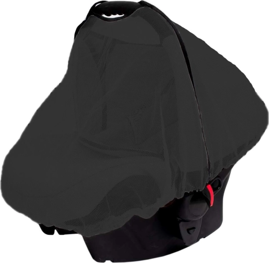 Moskytiéra na autosedačku New Baby Basic čierna