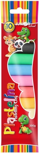 Plastelína 10 odtieňov 200 g
