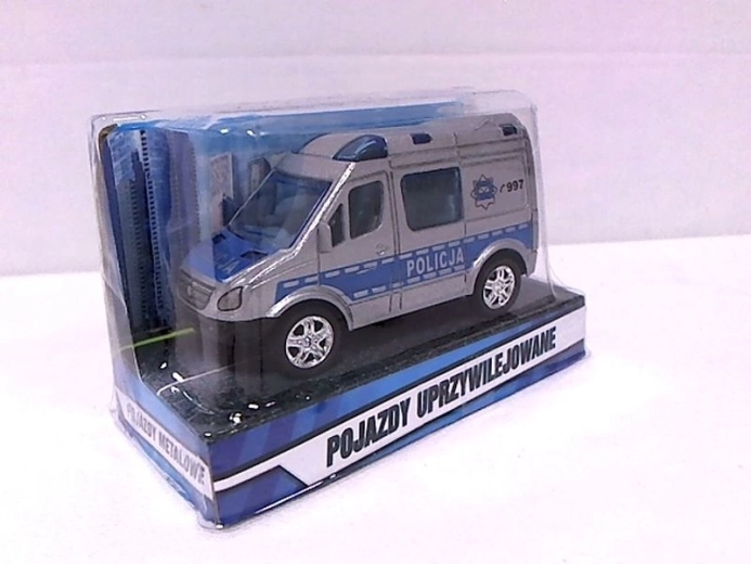 Mini policajná dodávka 8 cm