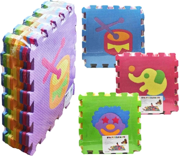 Penené puzzle s obrázkom 30 × 30 cm, sada 9 ks