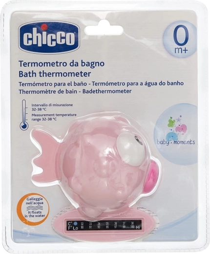 Chicco teplomer do vody Rybka ružová