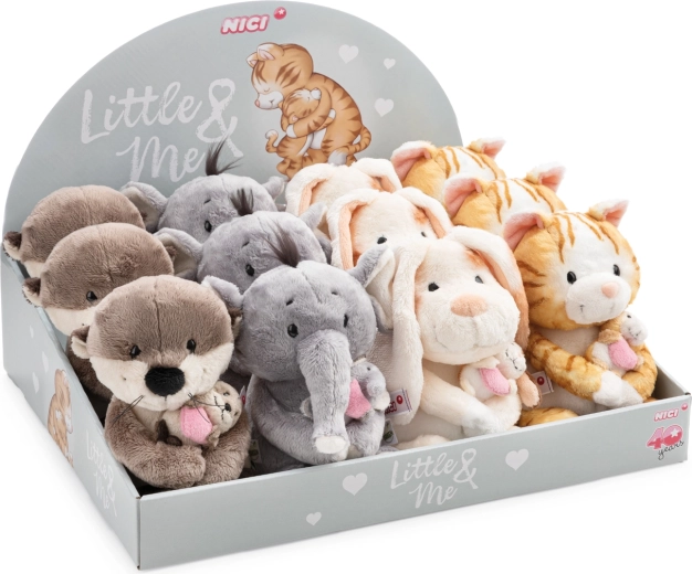 NICI plyšový pultový displej Little & Me 20 cm (12 ks)