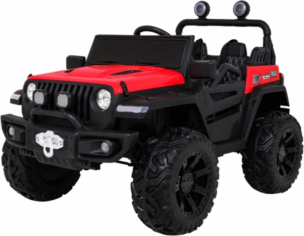 Detské elektrické auto Master of Terrain 4x4 – červené