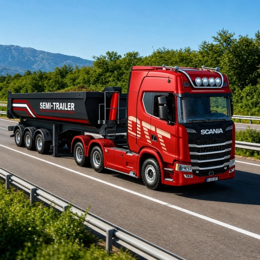 Realistické vyhotovenie pre súpravu Scania 1501