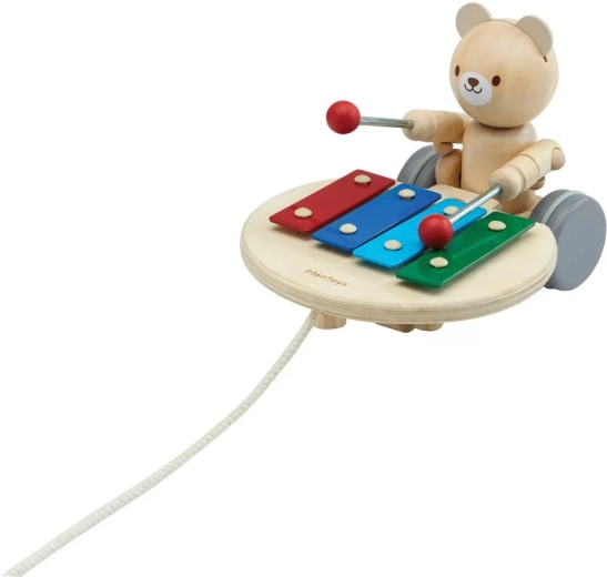 Ťahací medveď s xylofónom PlanToys