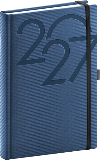 Notique denný diár Ajax 2027 modrý 15 × 21 cm