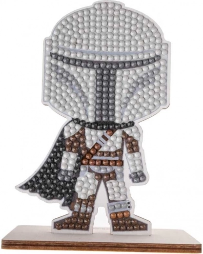 diamantové maľovanie Crystal Art Buddies Star Wars: The Mandalorian – samostatná dekoratívna figúrka
