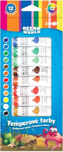 Temperové farby Ocean World 12×12 ml