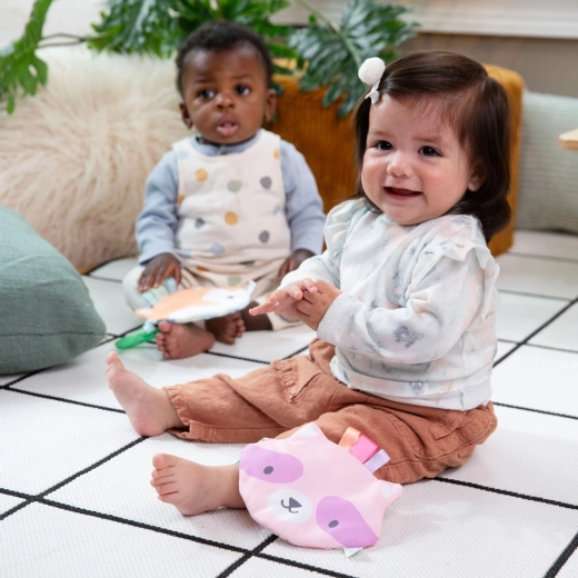 Saténové štítky pre jemnú motoriku