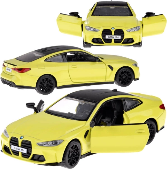 Auto kovový model BMW M4 so zvukovými a svetelnými efektmi