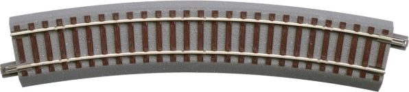 ROCO geoLINE oblúková koľaj s podložím R502,7 mm, 22,5°, H0