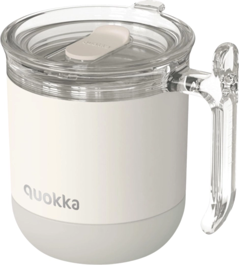 Nerezový termohrnček Quokka Wave ivory sivý 260 ml