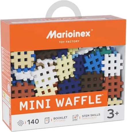 Mini vafľové stavebnice 140 dielikov, vzor 4