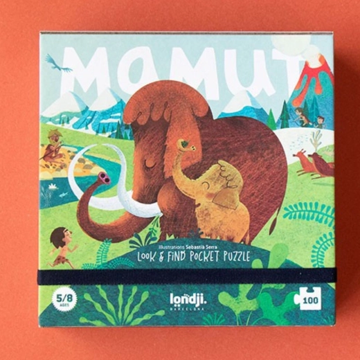 Londji puzzle mamut (100 dielikov)
