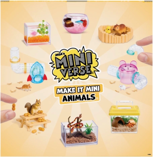 MGA Miniverse Make It Mini Animals séria 2 – prekvapivá kapsula - 1 kus