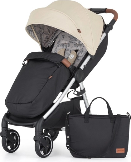 Petite&Mars športový kočík Royal3 silver sahara beige