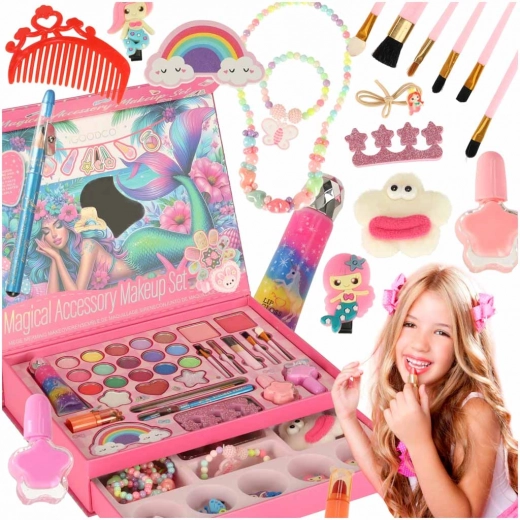 Detská kozmetická sada s kufríkom a morskou pannou