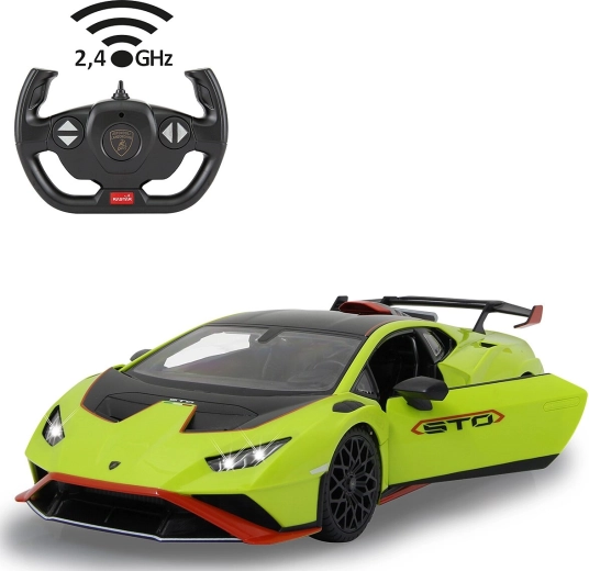 Rádiom riadené auto JAMARA Lamborghini Huracán STO 1:14 zelené