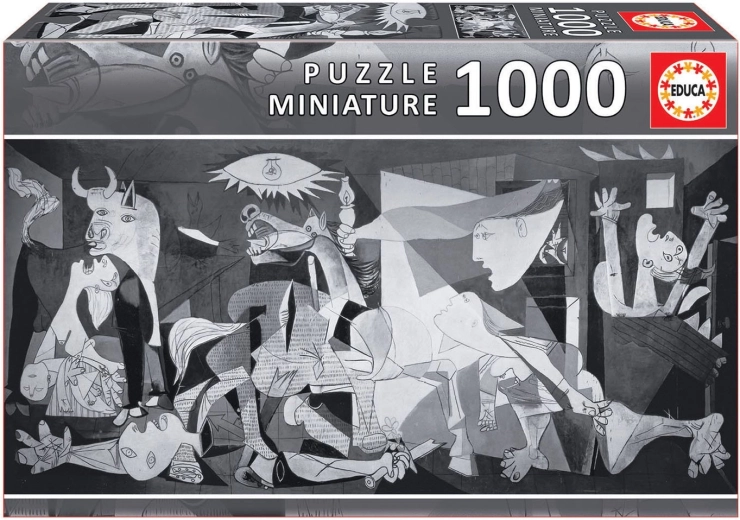 Educa miniatúrne puzzle Guernica – PABLO PICASSO, 1000 dielikov