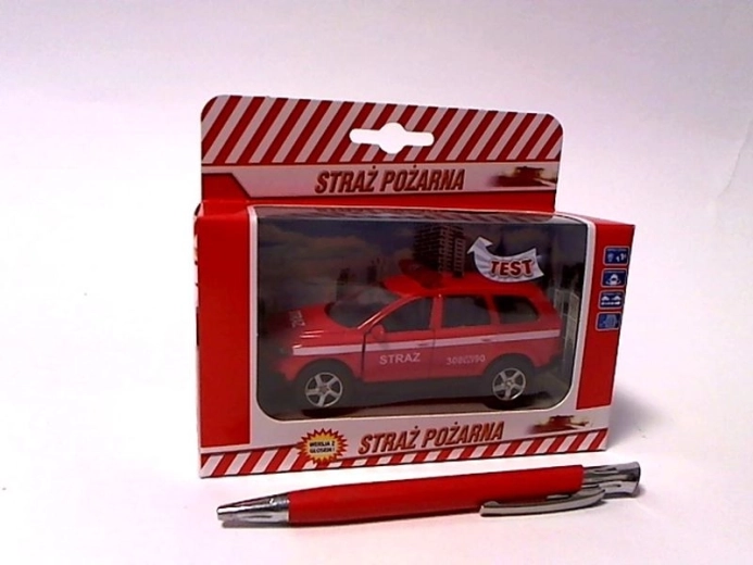 Hasičské auto 11 cm so svetlom a zvukom (poľské hlášky)
