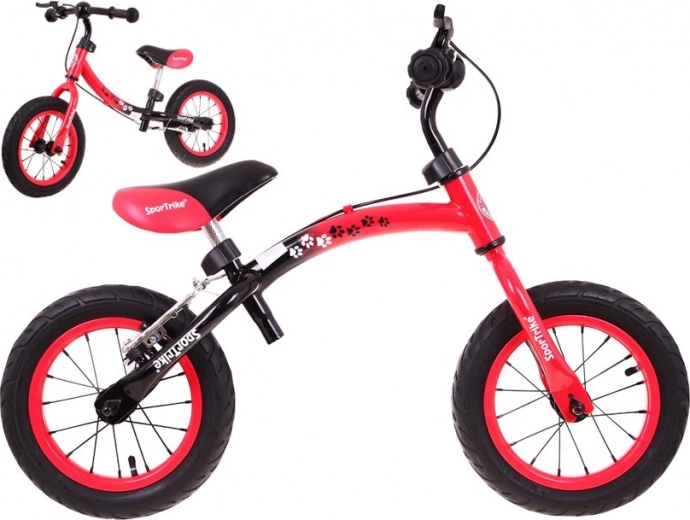 Odrážadlo pre deti Boomerang SporTrike – Červený