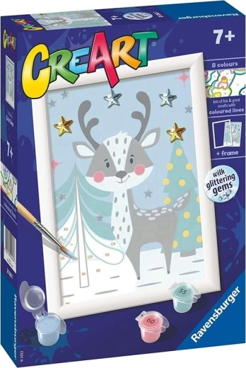 CreArt Maľovanie podľa čísel - Winter Fawn 20260