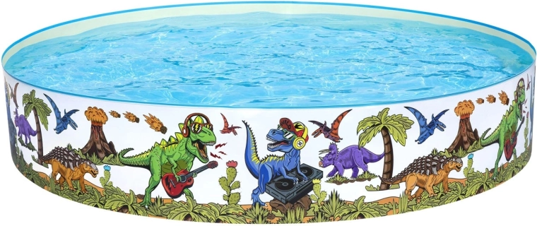 Hravý dizajn s dinosaurami