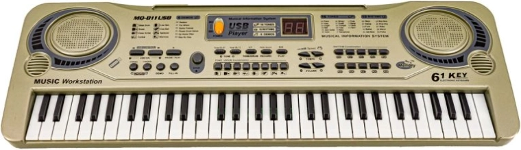 Elektronický keyboard MQ-811USB 61 klávesov s mikrofónom a USB - 1 kus