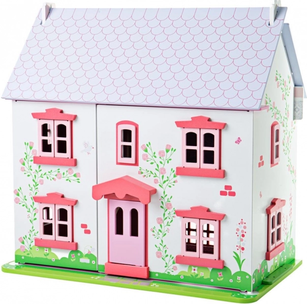 Ružový domček pre bábiky Bigjigs Toys