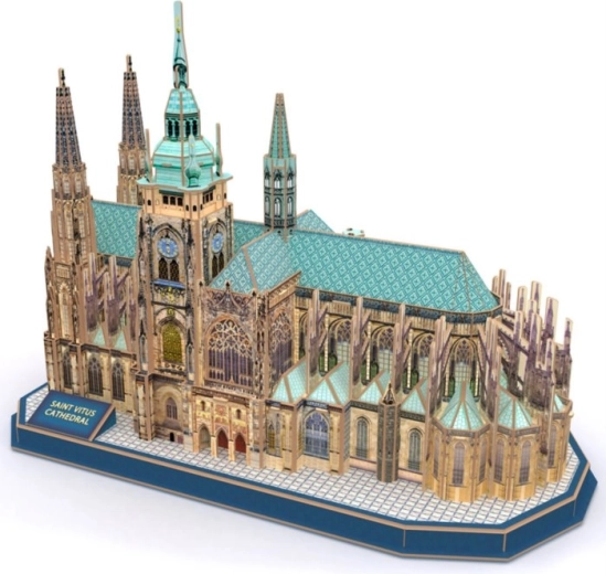 CubicFun 3D puzzle katedrála svätého Víta – 193 dielikov