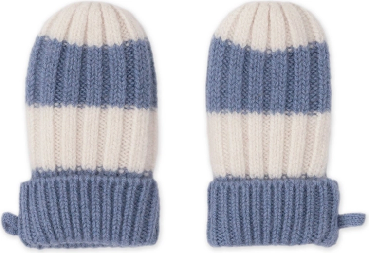 Lodger merino rukavice stripe stone 0–12 mesiacov