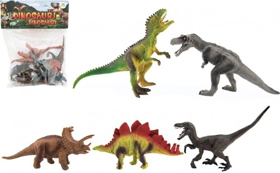 Sada plastových dinosaurov 15–18 cm, 5 ks