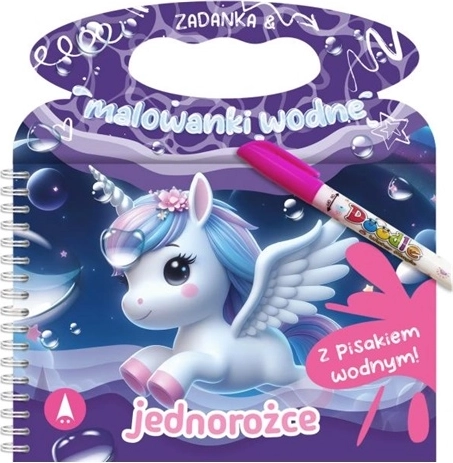 Úlohy a vodné maľovanie Jednorožce