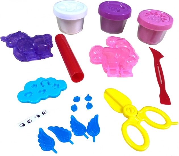 MAC TOYS veselá modelína – jednorožce