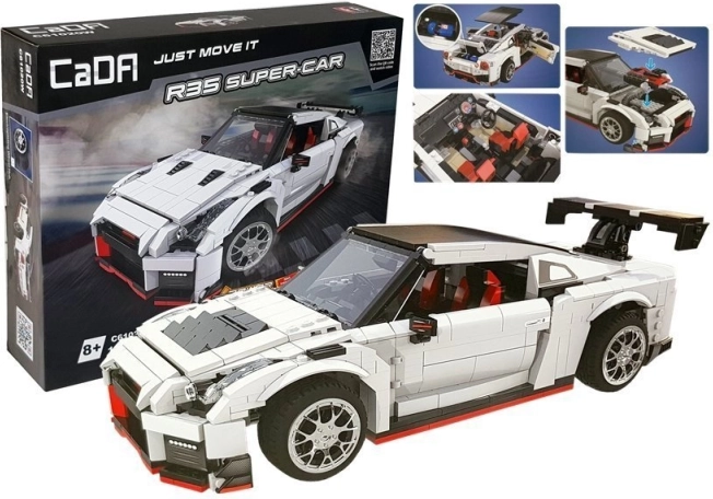 Stavebnica športové auto 1322 dielov