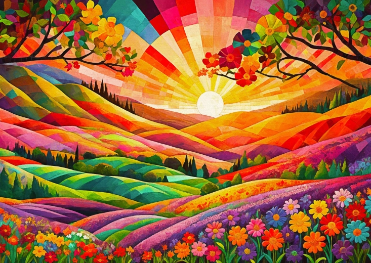 Enjoy puzzle Úsvit v Utópii 1000 dielikov