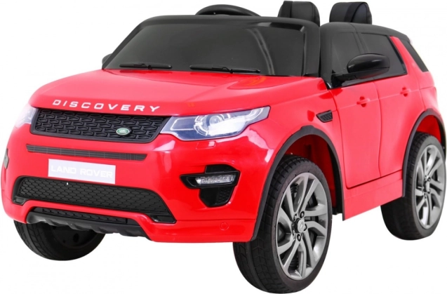 Detské elektrické auto Land Rover Discovery červené SUV s diaľkovým ovládaním