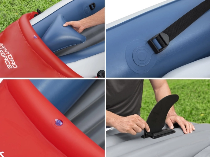 Stabilná jazda vďaka I‑beam podlahe a plutve