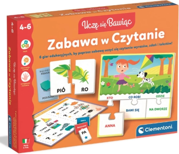 Zábava s čítaním – vzdelávacia sada hier
